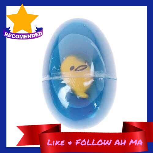 Best Selling Transparent Water Egg Stress Relief Squeezing Mascot Yolk Squishy Ball (Blue)