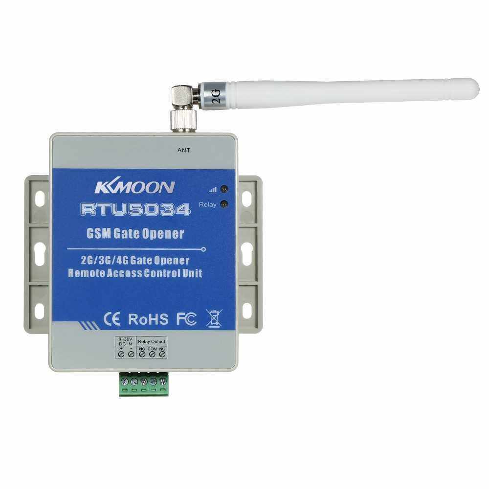 KKmoon GSM Door Gate Opener Remote Relay Switch Free Call SMS Command Support 850/900/1800/1900MHz (Blue)