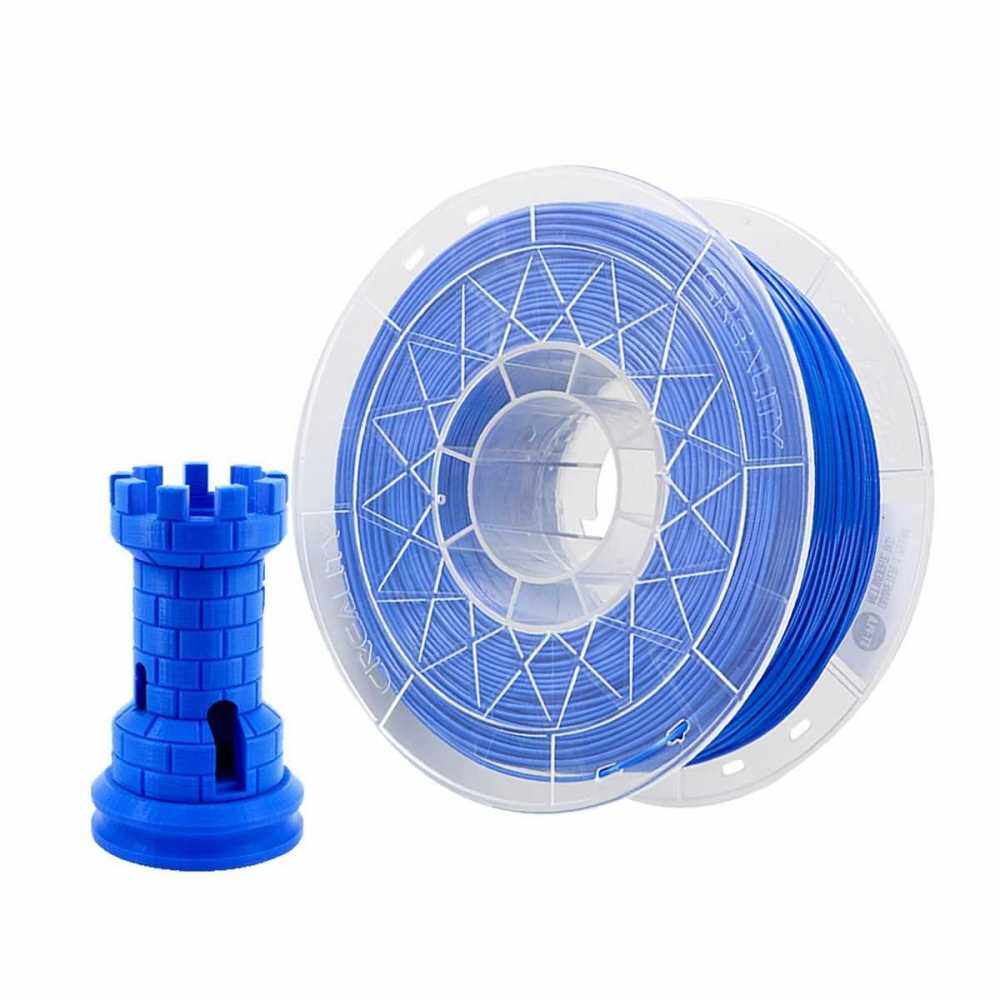 Creality 3D Printer CR-PLA Filament 1.75mm 1kg/2.2lbs Filament Dimensional Accuracy +/- 0.02 mm, Blue (Blue)