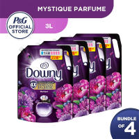 [Carton Deal] Downy Concentrate Fabric Conditioner 3L - 3.5L Refill X4 (Sunrise Fresh/ Passion/ Mystique)