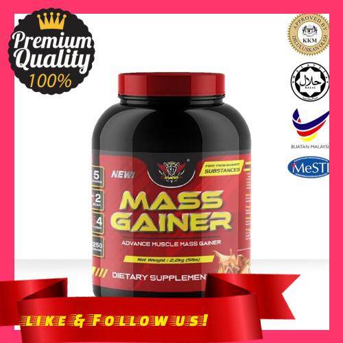 People\'s Choice [ Local Ready Stocks + Halal Certified ] Power Mania Mass Gainer 2.2 kg, 10 servings (Double Chocolate) - Bulking, Mass Gainer (Halal certified, KKM approved) Gain Weight, Muscle Mass
