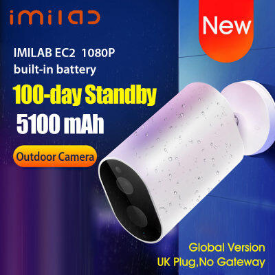 รุ่นทั่วโลกXiaomi Imilab EC2 Kamera Ip Pintar CMSXJ11A 1080P H.264 Ai Sebagai Pengesanan Kawalan App IP66 Luar Tanpa Wayar Kamera Keselamatan Rumah Tiada Pintu Masuk