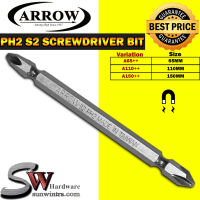 ARROW PH2 DOUBLE ENDED SCREWDRIVER BIT / S2 SCREW BIT / MATA IKAT SKRU (MAGNET)(DIFFERENT SIZE AVAILABLE)