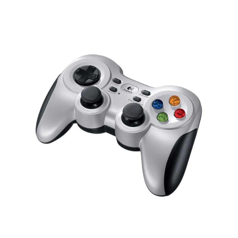 Logitech F710 Wireless Gamepad with 2.4GHz Wireless Connection, Dual Vibration Feedback Motors, Exclusive 4-Switch D-Pad, Plug and Play