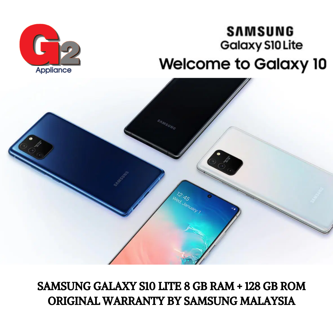 SAMSUNG GALAXY S10 LITE 8GB RAM + 128GB ROM ORIGINAL WARRANTY BY SAMSUNG MALAYSIA