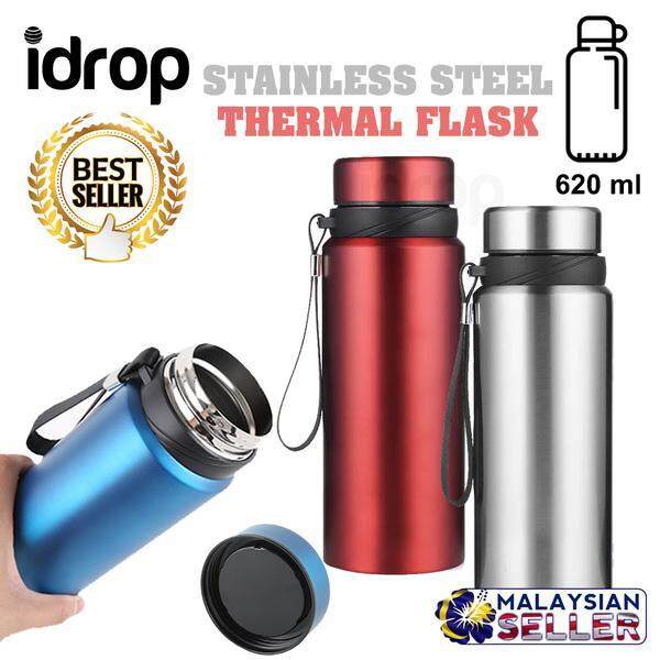 idrop 620 ml Portable Outdoor Stainless Steel Vacuum Thermal Flask