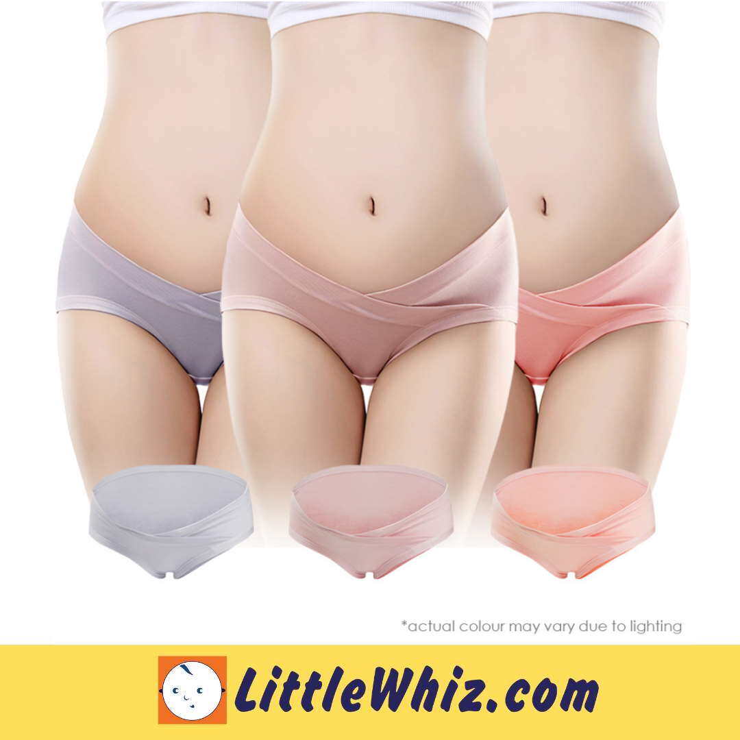 Shapee: Maternity Low Waist Briefs (3pcs)