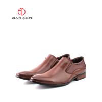 ALAIN DELON Mens Shoes -PU Leather-202314-BE2-3P-Brown-Business