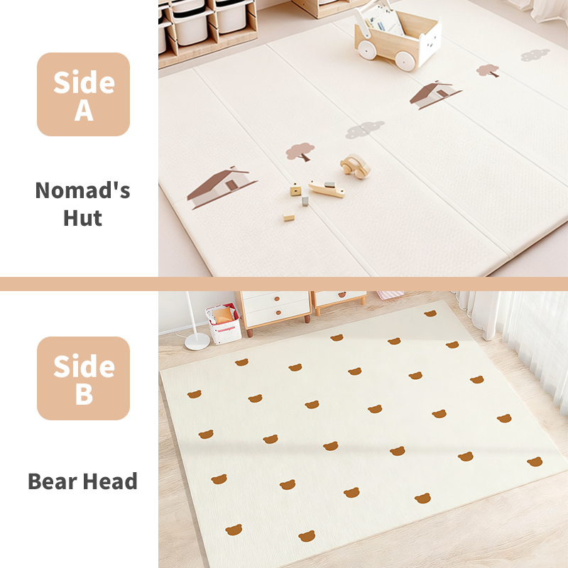 LemonU Baby 200*180CM Playmat XPE New Design 2cm Thicken Crawling Pad 180*150cm Foldable Play Mat