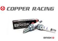 BRISK COPPER RACING SPARK PLUG AR12C RFS150 EX5110 DASH FUTURE RS150 NINJA250 ZXR250 KLX250 LC135 FZ150 Y15ZR R15 R25