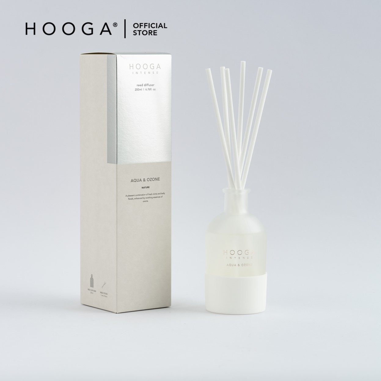 HOOGA White Series Reed Diffuser 200ml
