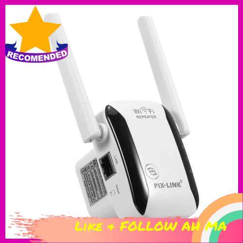 BEST SELLER WiFi Signal Amplifier Wireless Repeater 300M WiFi Repeater WiFi Range Extender with Dual Antennas for Home Office EU Plug (White)