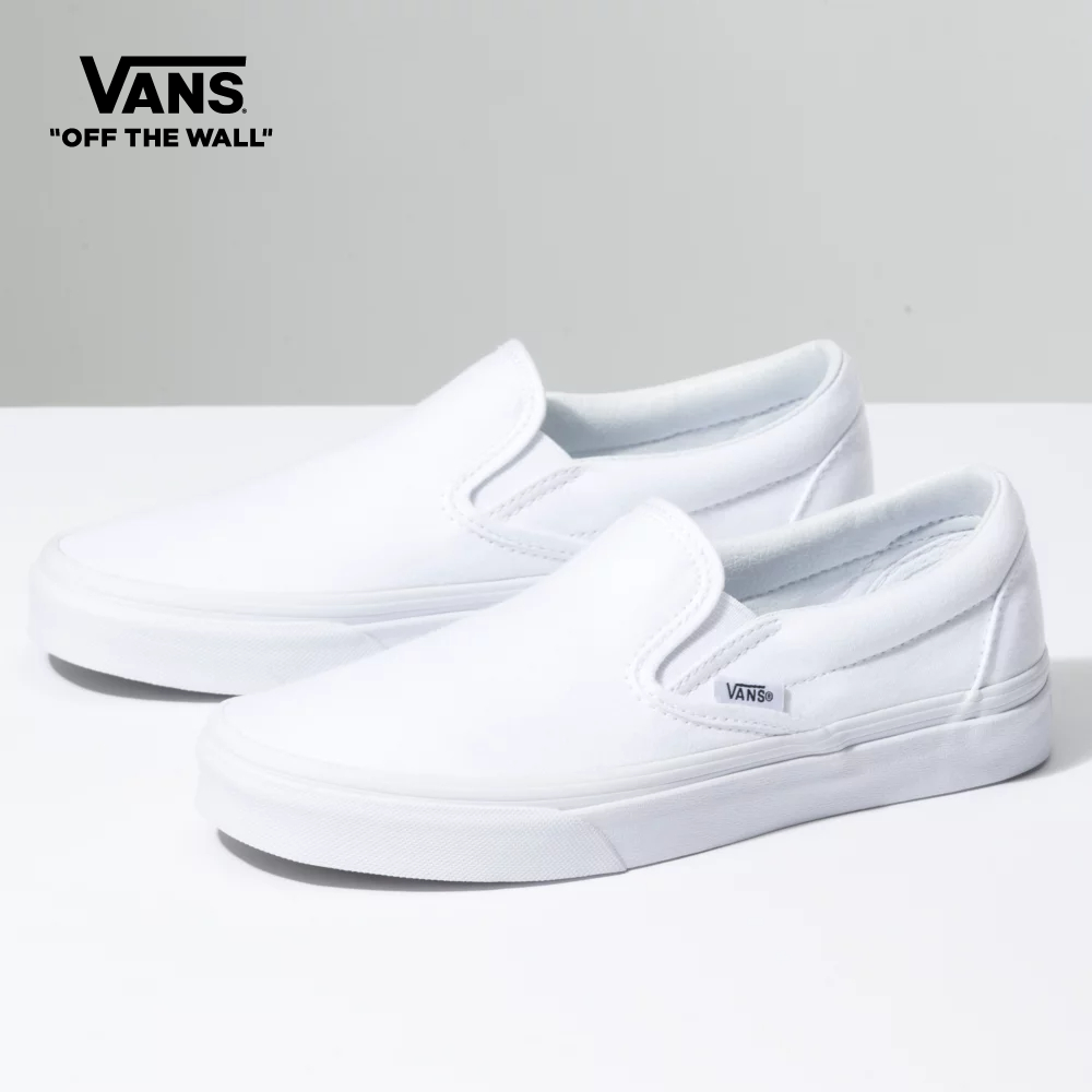 black van slip ons womens