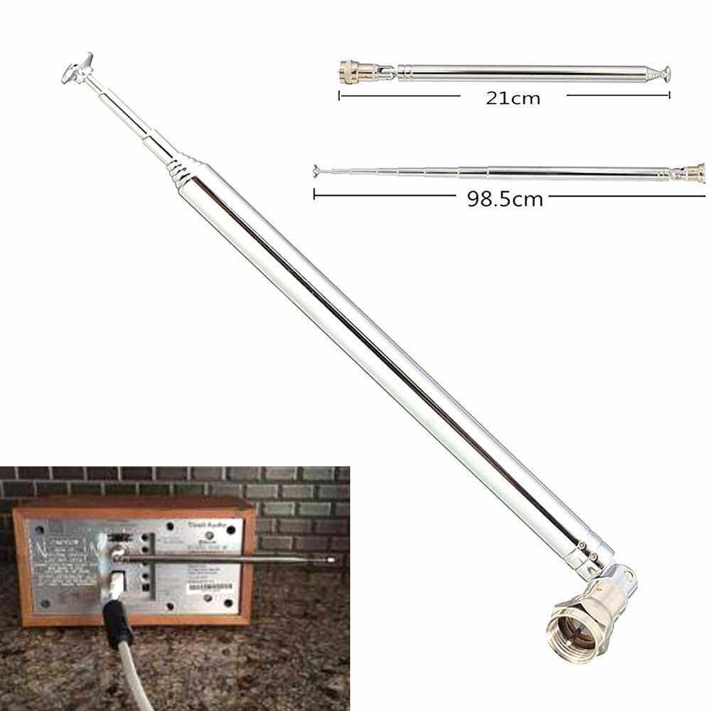 7 Sections Radio Antenna 210-985mm Telescopic Antenna For DAB TV FM (Standard)