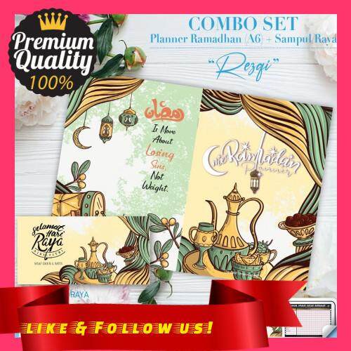 People’s Choice [ LOCAL READY STOCKS + COMBO SET ] Planner Ramadhan 2021 - Rezqi #menaami Ramadan Bulan Puasa ( Rezqi Size A6 )