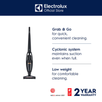 Electrolux WQ61-1OGG Cordless Stick Vacuum Cleaner 18V with Cyclonic Suction | 2y Warranty