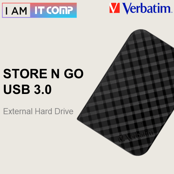 Verbatim Store N Go Portable Hard Drive ( 2TB ) -Black / Silver External HDD