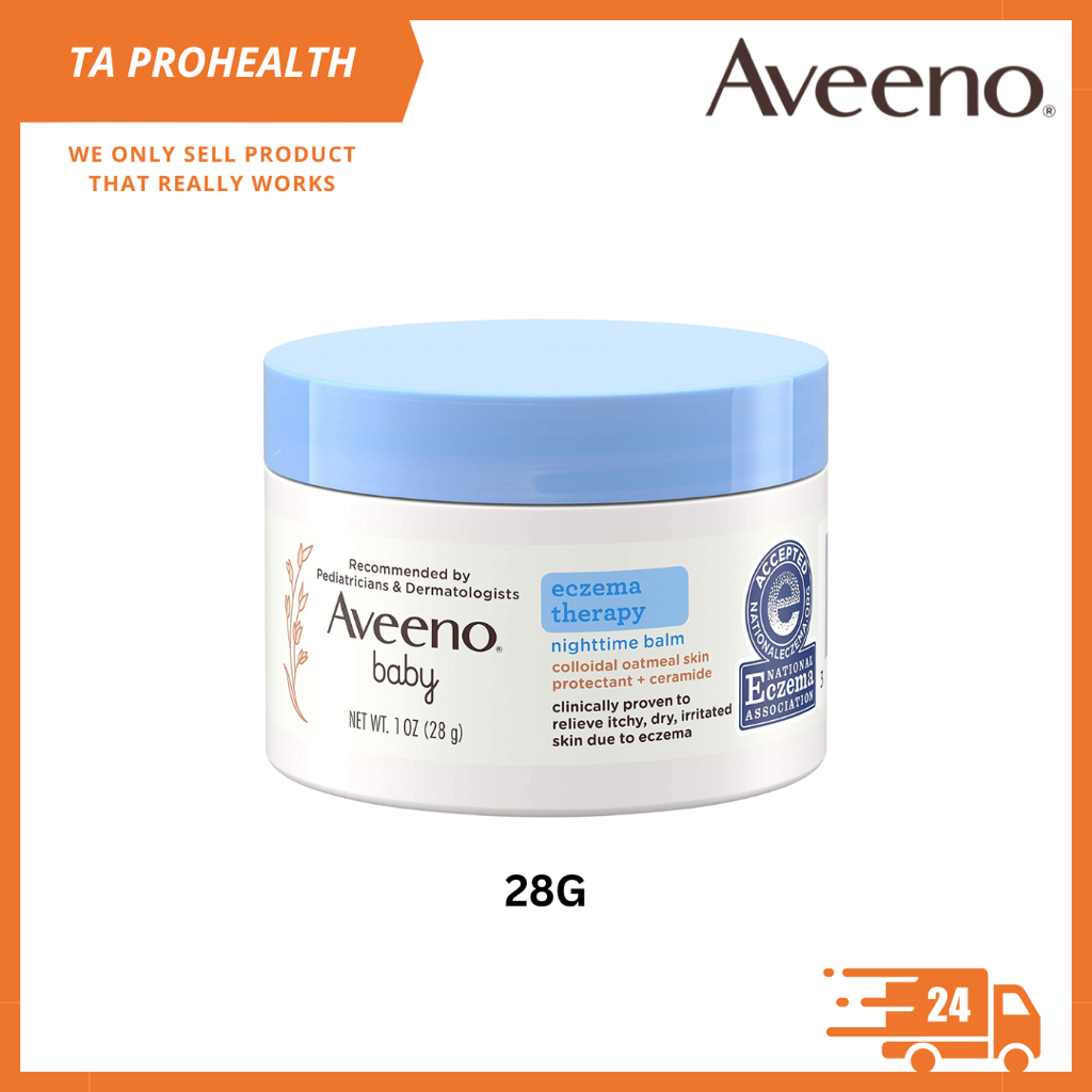 Aveeno Baby Eczema Therapy Nighttime Balm / Baby Moisturizing Wash / Baby Moisturizing Cream