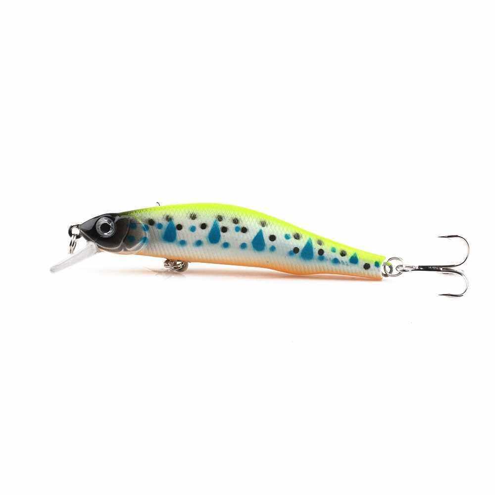 HENG JIA Hard Fishing Bait 3D Bionic Fishing Bait Hard Minnow Bait Swimbait  Crankbait Lures