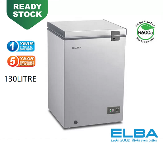 Harga Peti Sejuk ELBA EF-E1310(GR) 130L CHEST FREEZER - DUAL MODE SYSTEM / PETI SEJUK BEKU WITH 5 YEARS WARRANTY This Month Harga Peti Sejuk ELBA EF-E1310(GR) 130L CHEST FREEZER - DUAL MODE SYSTEM / PETI SEJUK BEKU WITH 5 YEARS WARRANTY This Month