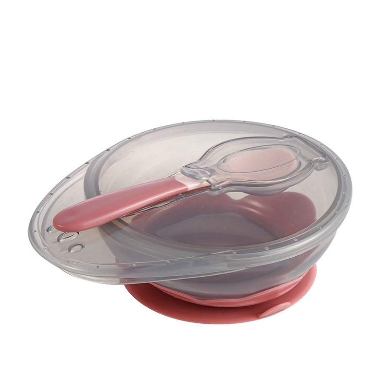 Kids Baby Food Suction Bowl Infant Toddler Suction Bowl Spoon Set | Kids Learning Dishes Set |