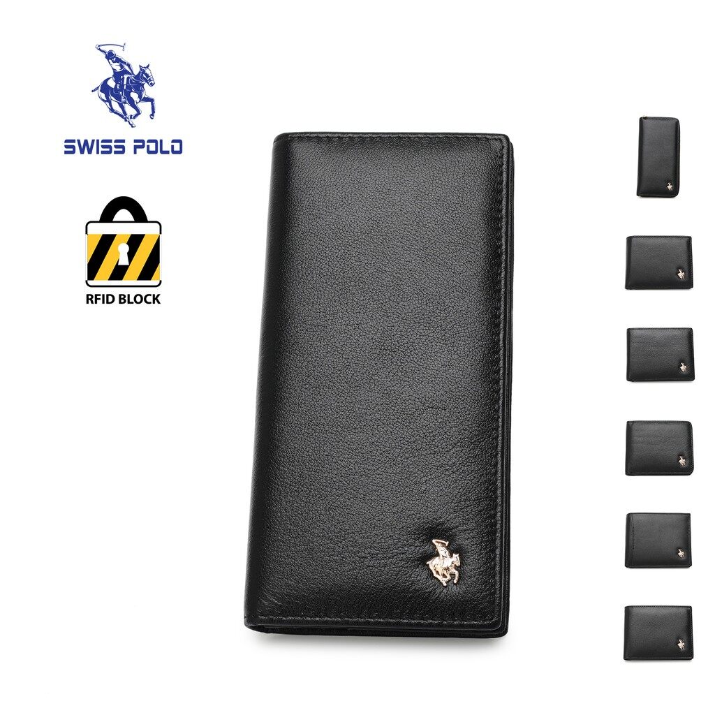 SWISS POLO Genuine Leather Rfid Long Wallet SW 168 MULTI COLOR