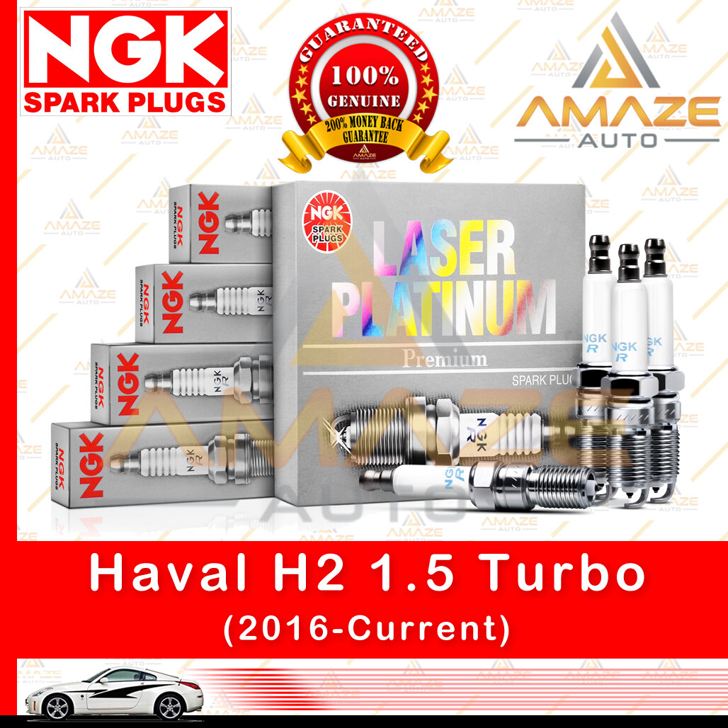 NGK Laser Platinum Spark Plug for Haval H2 1.5 Turbo (2016-Current) (4pcs/set)