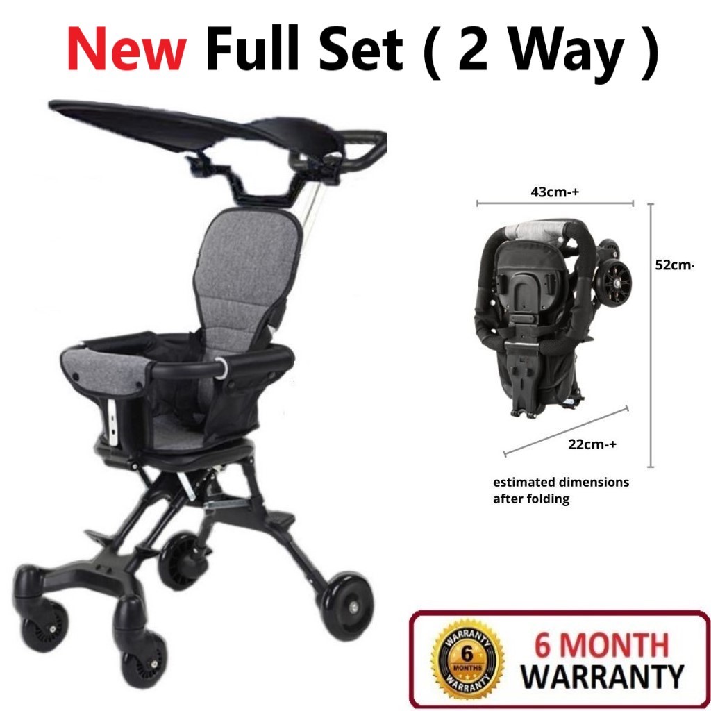 Travel Foldable 2 Way Facing Baby Stroller Magic stroller Lightweight Foldable strollers Travel Kid Stroller Sorong Bayi