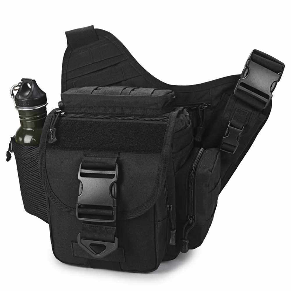 Outdoor Saddle Bag SLR Camera Bag Multifunctional Single Shoulder Water-resistant Backpack Camouflage Waist Pack