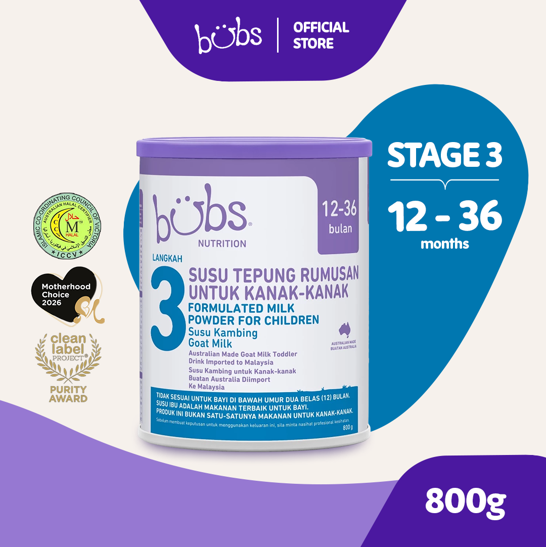 Bubs® Advanced Plus+ Goat Toddler Milk Drink Stage 3 800g (12-36 months)