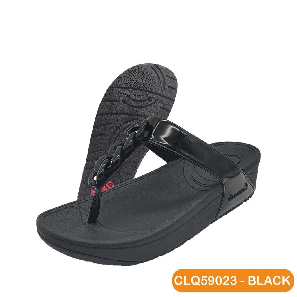 Cavando Ladies Comfort Sandals-CLQ59023 BLACK
