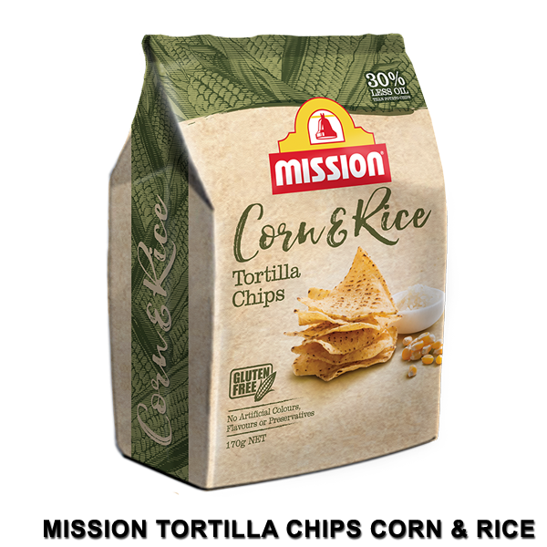 Mission Corn and Rice Tortilla Chips 170g