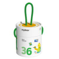 Mideer Colorful Bucket Fast-Drying Silky Crayons - 8/12/24/36 colors available
