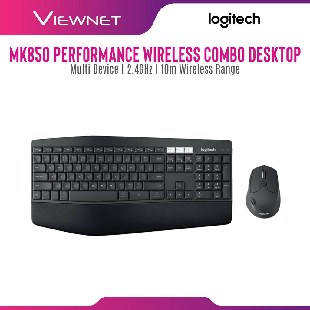 Logitech MK850 Performance Wireless Keyboard + Mouse Combo