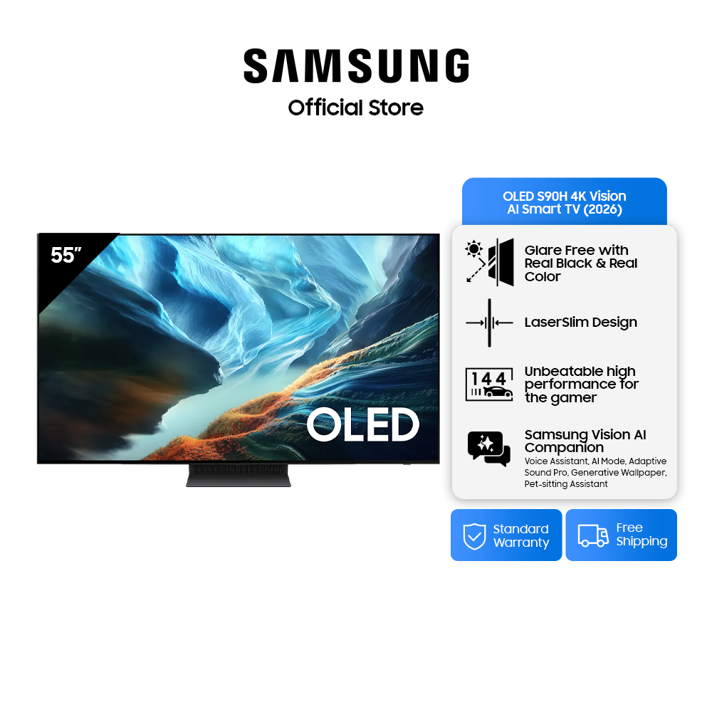 Samsung OLED S90H 4K Samsung Vision AI Smart TV (2026)