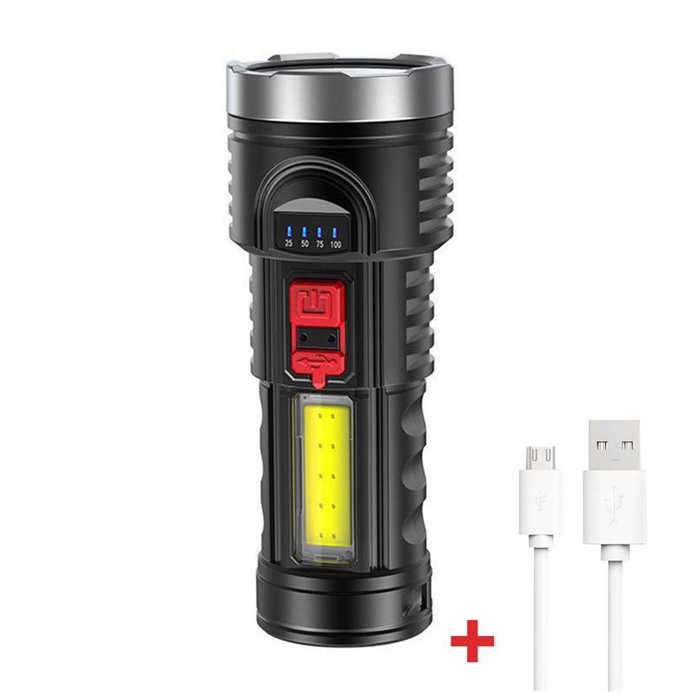 Đèn pin Led cho chiến thuật cơ động đèn pin sạc 4 chế độ siêu sáng cho cắm trại ngoài trời công suất cao Đèn pin Led S