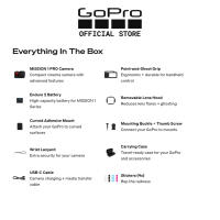 GoPro Mission 1 Pro Cinematic Camera - 50MP 1 inch Sensor Incredible Low Light Performance 8K60 Ultra High Frame Rates New GP3 Processor
