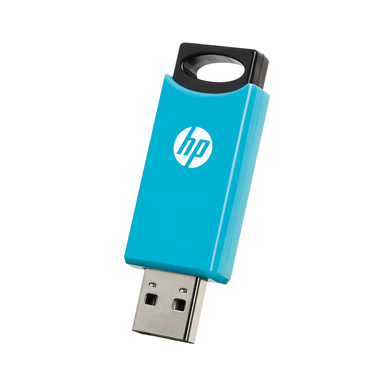 HP USB Pendrive V212W with USB 2.0 Connection, Slide To Open, Strap Hole, Capless Design