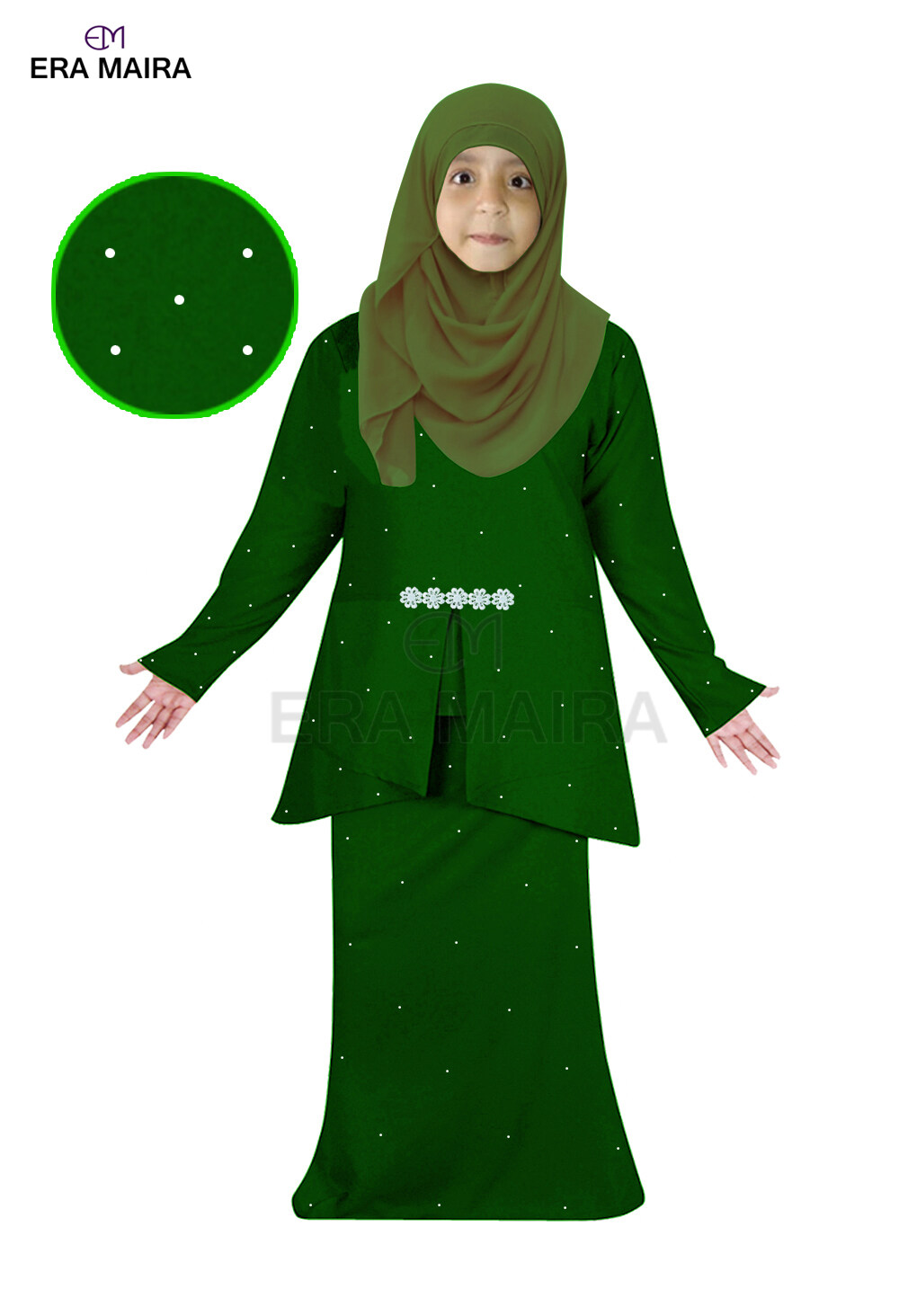 Baju Kurung Kidz New Dress For Muslimah Girls Starletz - Habiba