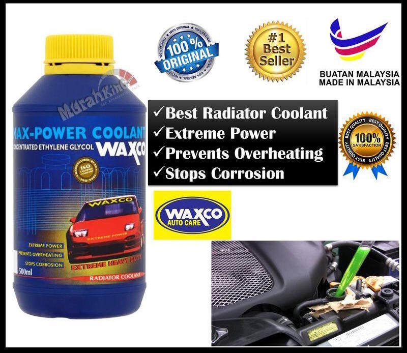 Waxco Max-Power Radiator Coolant 500ml / Kereta Wax / Car Wash / Car Polish / Car Wax / Kereta cuci