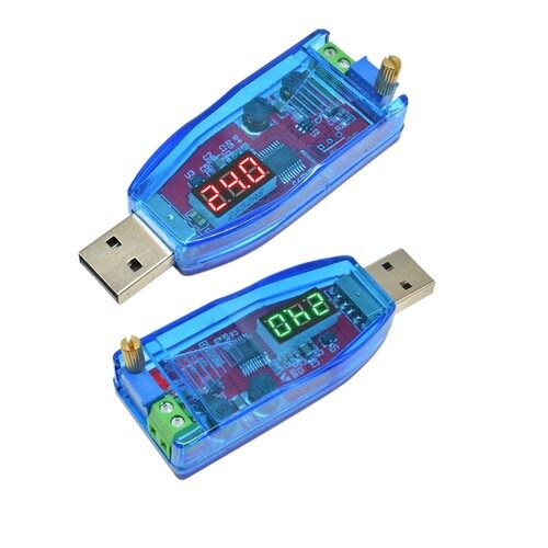 Bộ chuyển đổi tăng áp lên/xuống có thể điều chỉnh dc-dc 5v sang dc 1-24v nguồn điện