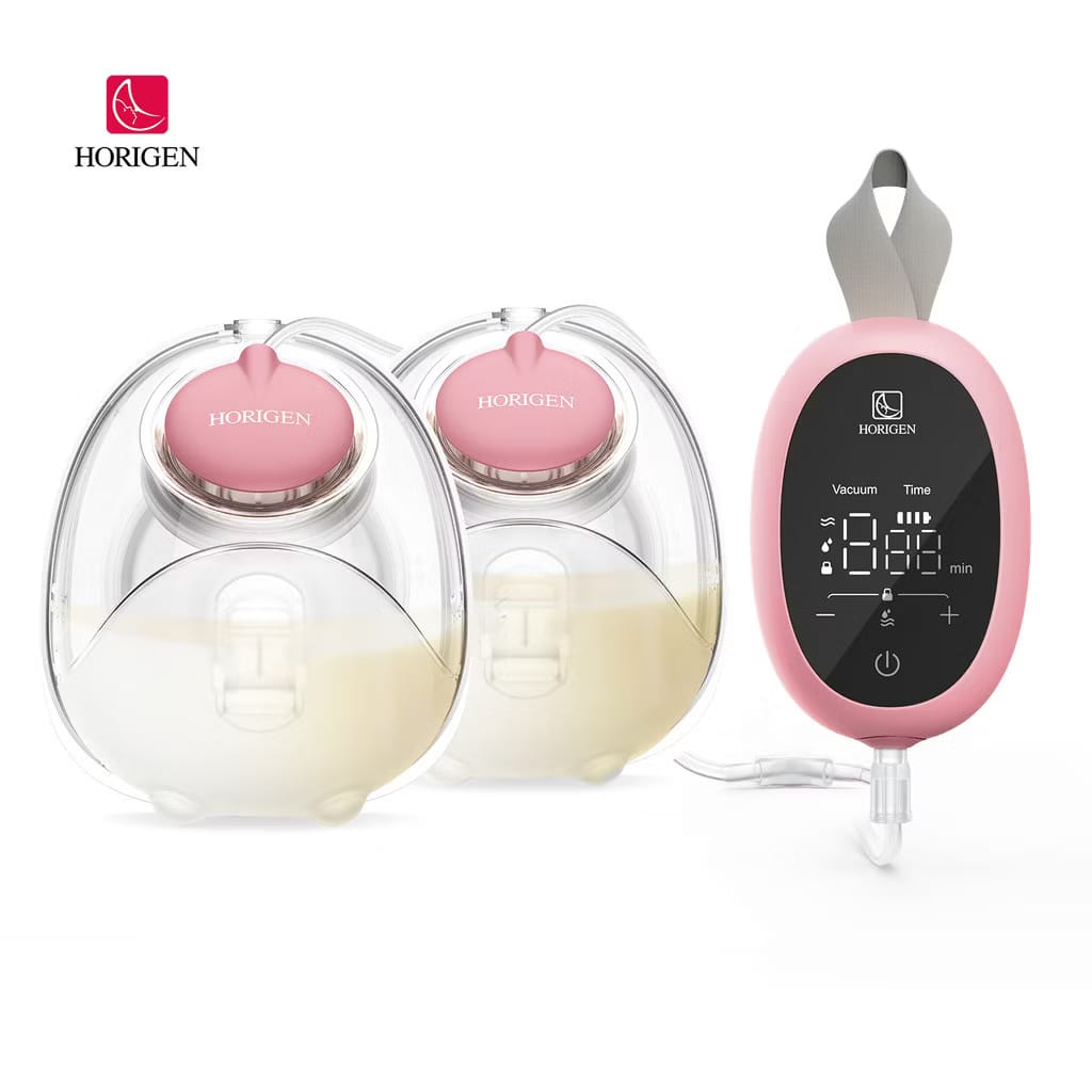Horkgen High-Quality Electric Breast Pump with Built-in Battery and Portable Design for Newborns