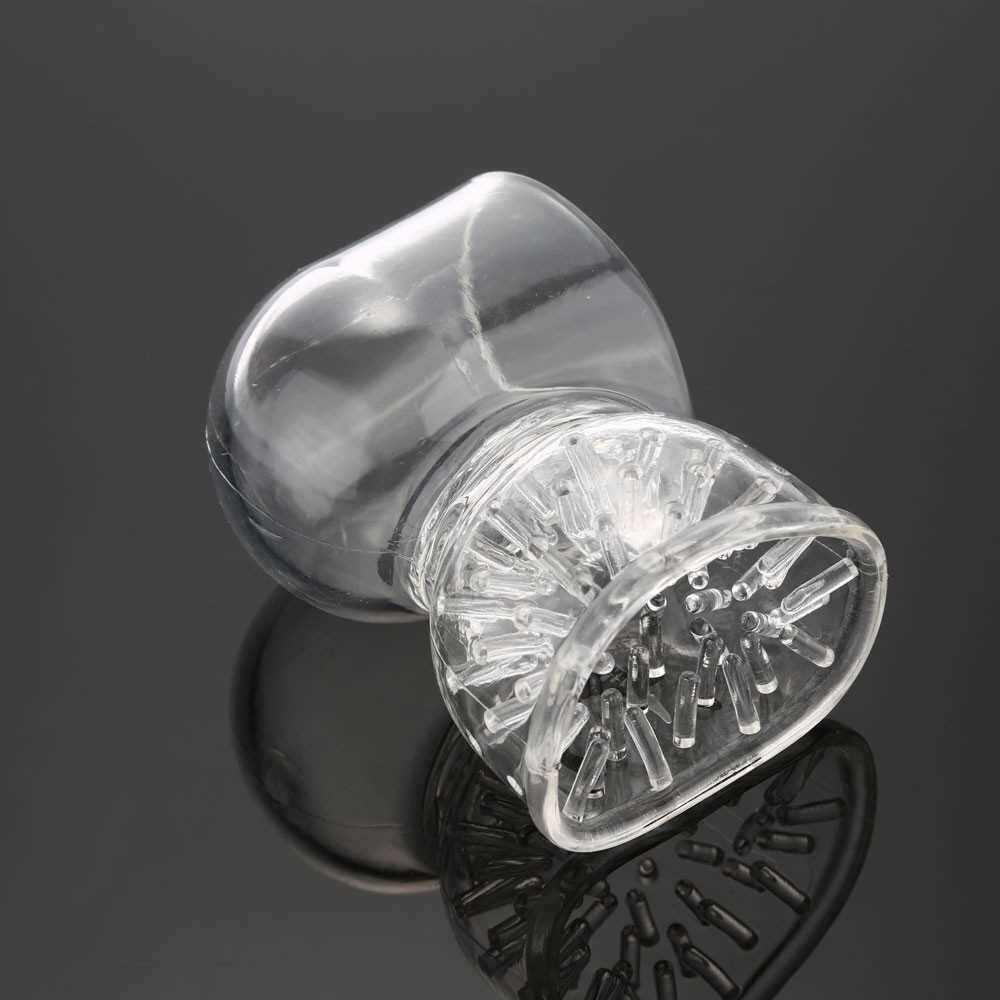 Male Masturbator Massage Tube Sleeve Attachment AV Massager Accessories for Magic Wand Massager Tran