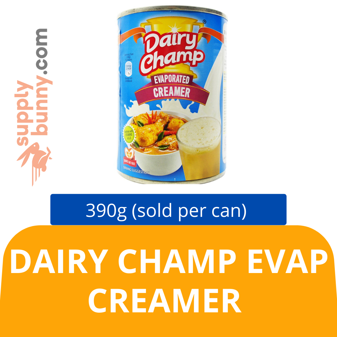 Dairy Champ Evap Creamer 390g (sold per can) 淡奶 PJ Grocer Dairy Champ Krimer Evap