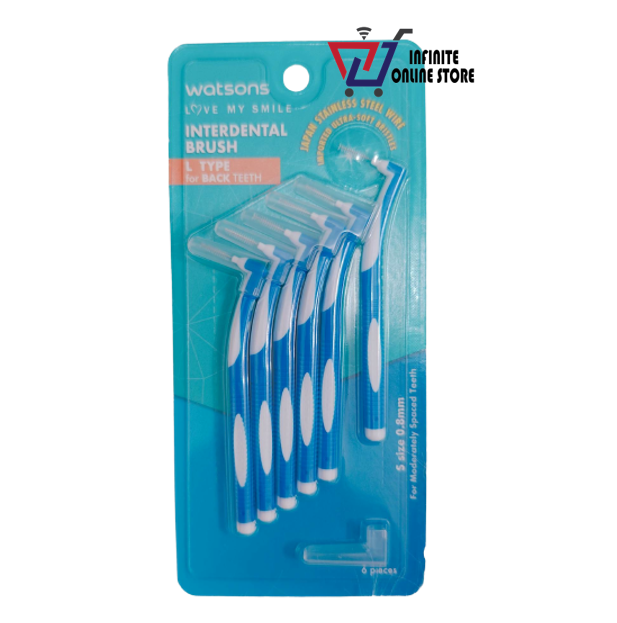 WATSONS L Type Interdental Brushes For Back Teeth (6s)