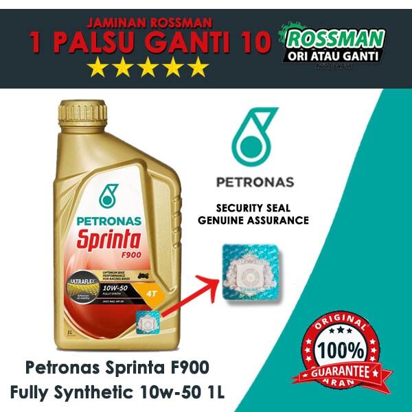 [NEW] PETRONAS SPRINTA 4T F900 FULLY 10W50 100% ORIGINAL