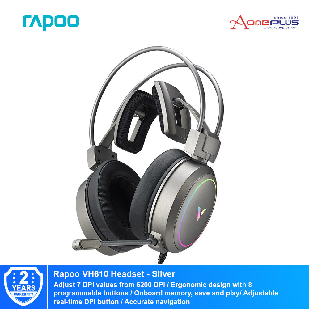 Rapoo VH610 Headset - Pink/Silver