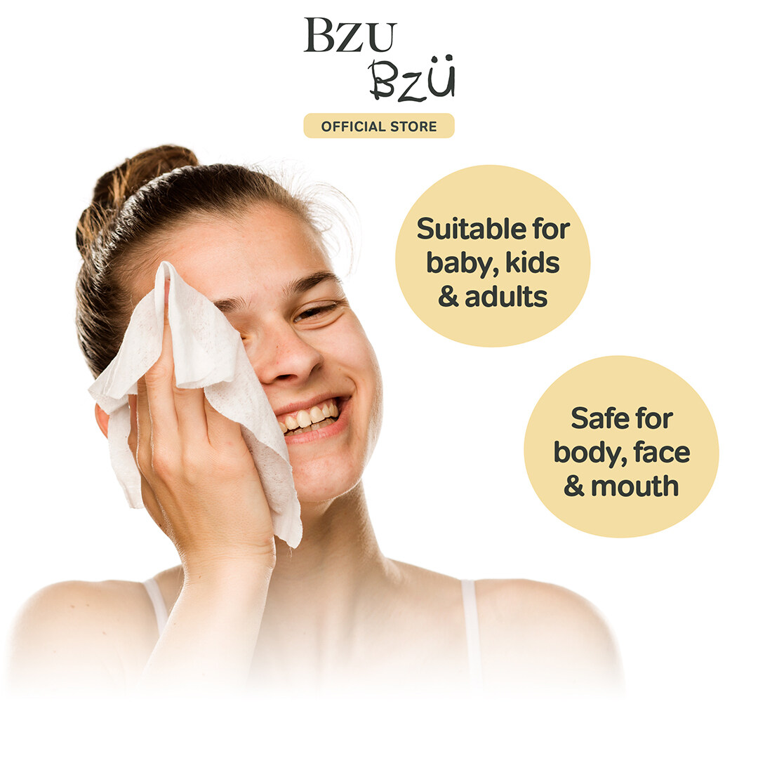 [Online Exclusive] BZU BZU Ultra Gentle Fragrance Free Baby Wet Wipes (80 pcs x 4)