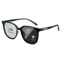 Cyxus polarized sunglasses for men Oversized TR Frame Retro Round TAC Lens Large Vintage UV Protection Anti-glare Shades 1711