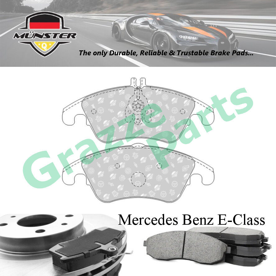 Münster Disc Brake Pad Front for Mercedes Benz E-Class W212 E200 CGI 1.8 E220 CDI 2.2 (D) 2009 M271.